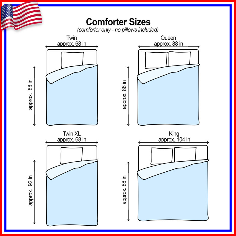 Édredon égyptien édredon historique Art déco, Twin Extra Long