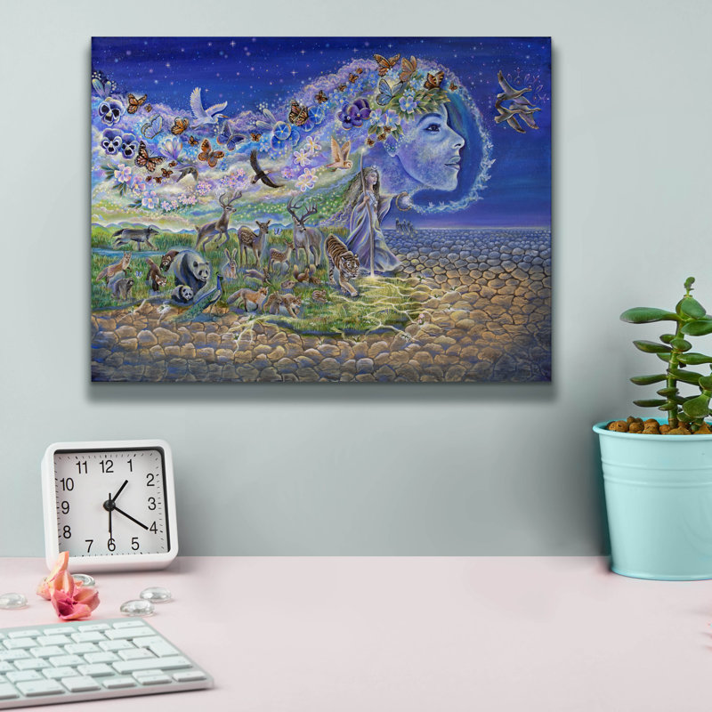  «Trail Of Restoration» par Verena Wild, art mural sur toile, H 12 po x l 16 po