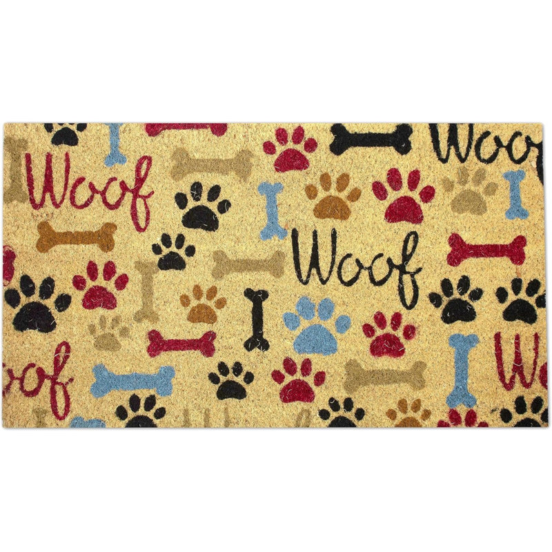 Non-Slip Abstract Doormat