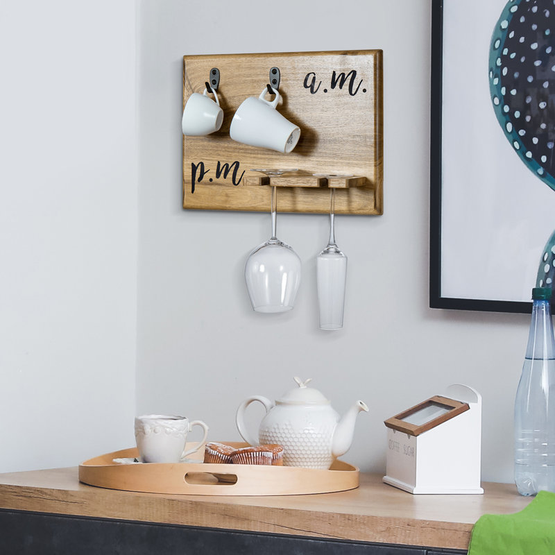 Solid Wood Mug Tree