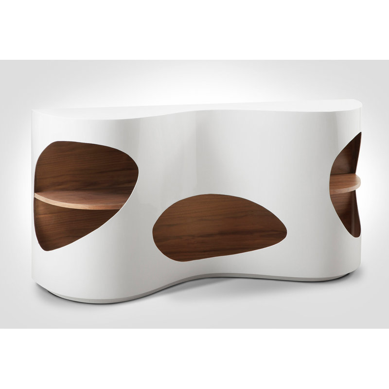 Asgard 150cm Sideboard, White/Walnut