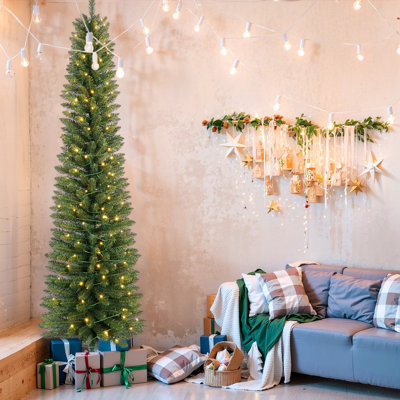 Arbre de Noël 6 pi avec crayon vert