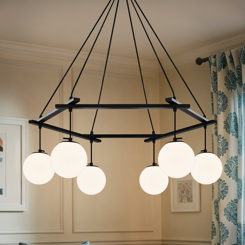 Lustre 6 lumières Spoutnik