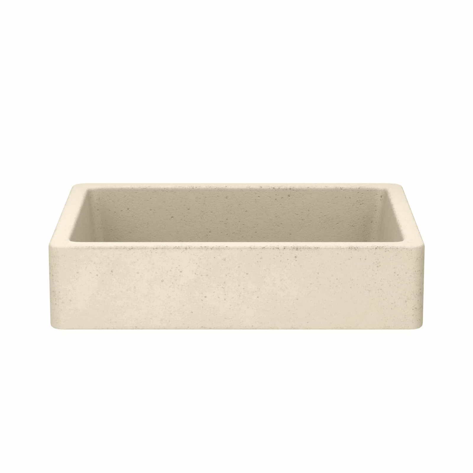 NativeStone Nipomo Dual-Mount Concrete Sink, Sand