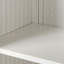 Armoire murale moderne à deux portes avec rangement à trois niveaux-1742425424