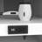 Domela 60" W x 22" x 35" H Single Sink Vanity with Power Bar and Drawer Organizer-1310606446