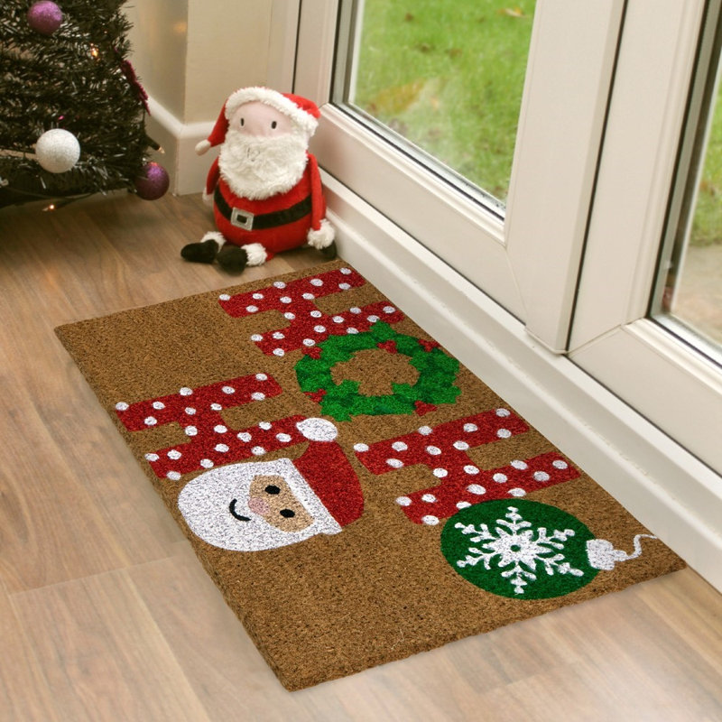 Non-Slip Christmas Doormat