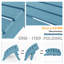 Repose-pieds extérieur en plastique Kacy-Leigh Adirondack-668051373