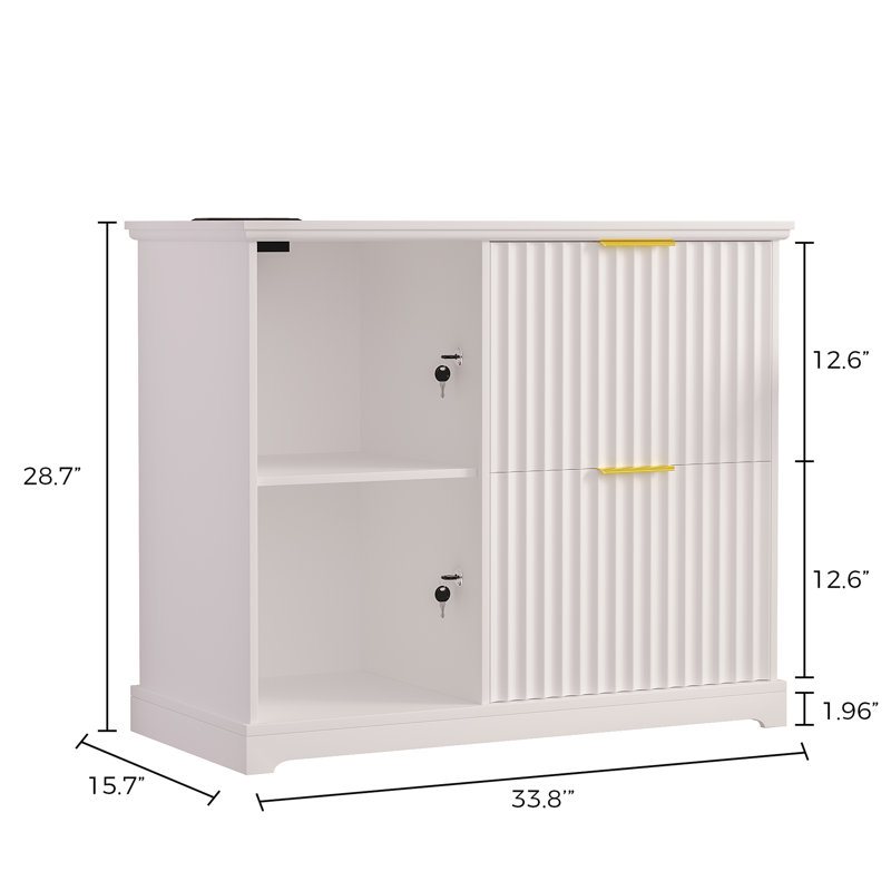 Classeur Modern, Blanc