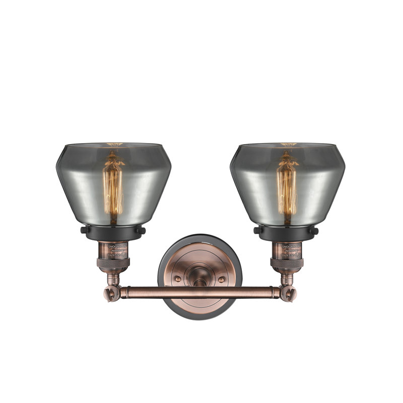Rivka 2 - Light Dimmable Vanity Light, Plated Smoke