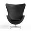 35.4" Finola Top Grain Leather Accent Chair-812703146