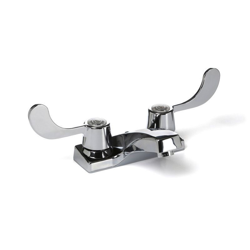 Royale Centerset Bathroom Faucet with Drain Assembly, Polished Chrome