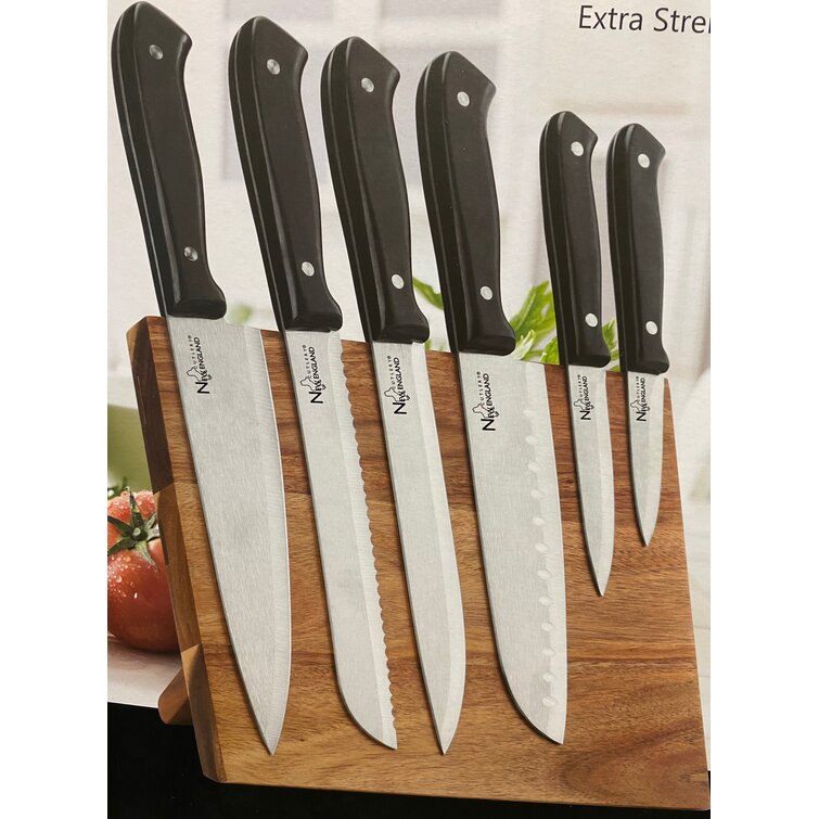 Dockorio Kitchen Knife Set with Block 19 PCS High Carbon Stainless Steel  Shar