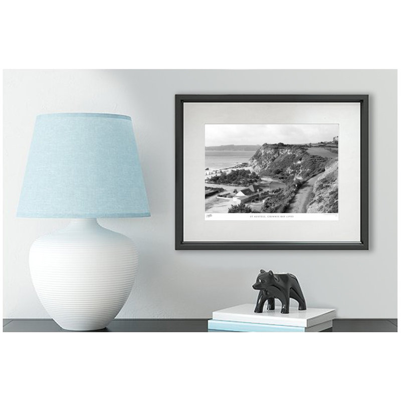 St Austell, Crinnis Bay C1955 by Francis Frith - Single Picture Frame Print, 60cm H x 80cm W x 2.3cm D