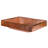 19" Rectangle Skirted Vessel Hammered Copper Sink-38512086