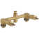 Widespread 1/2" Ceramic In-Wall Two-Handle Valve System with 8" Centers