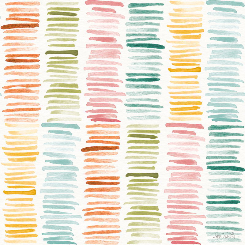 Motif de petites amies V, H 12 po x l 12 po