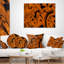  Coussin lombaire abstrait à motif fractal-30735290