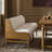 Priscilla Dining Bench- 74"-Crypton Wayfarer Snow-2104683830