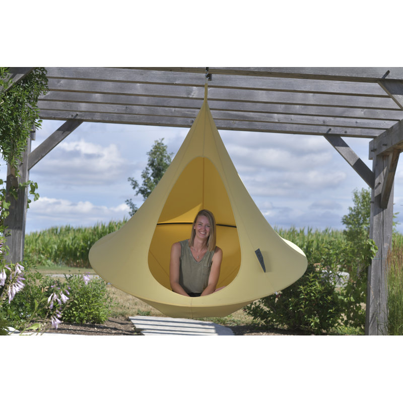 Lemonade Yellow Hanging Hammock Chair with Aluminum Frame