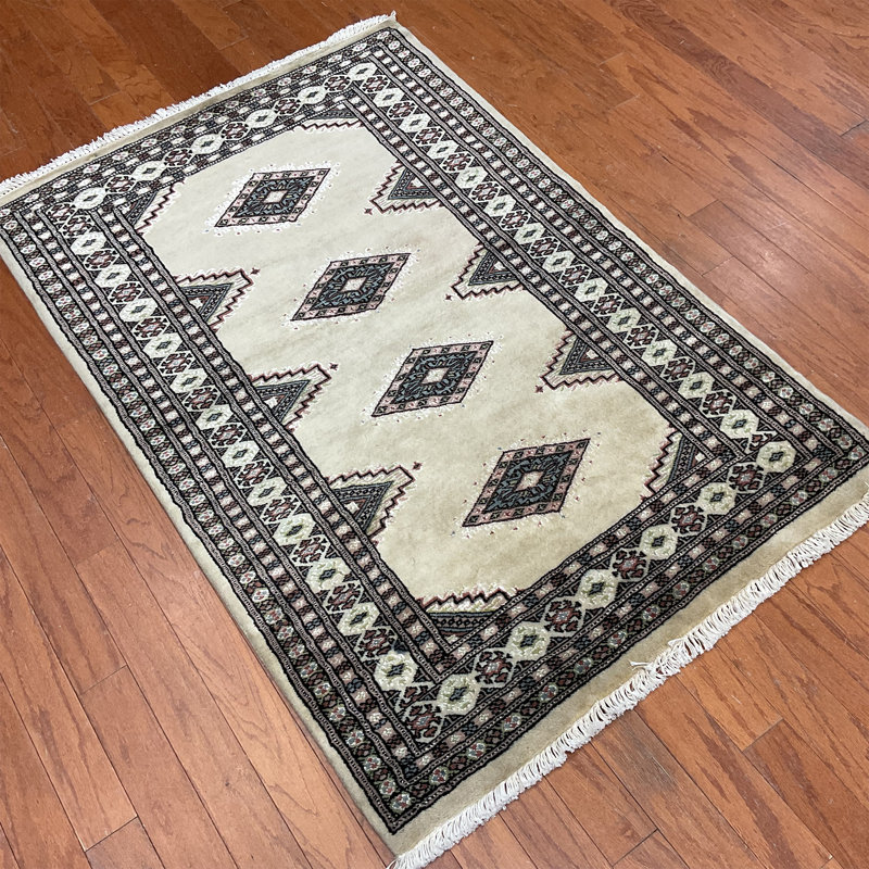  Tapis en laine Bokhara fabriqué à la main