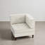 Upholstered Corduroy Armchair-1717301998