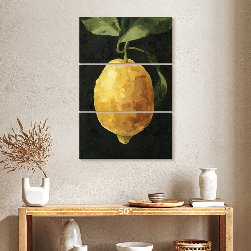 Yarlin Dark Lemon I, 32" H x 20" W
