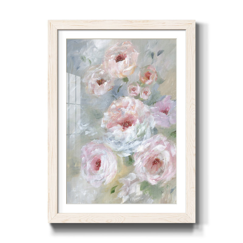 Rush of Blush - Reproduction d'art sur papier encadrée, H 37,5 po x l 27,5 po x P 1,5 po, Cadre blanc