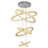 6 -Ring Light LED Tiered Chandelier
