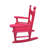 Rose Red Kids Rocking Chair - Indoor/Outdoor Durable Children's Chair-297579027