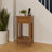 Alyria 1 Drawer End Side Telephone Table. Solid Oak. Fully Assembled. 2 Handle Styles Included: Polished Chrome or Burnished Brass