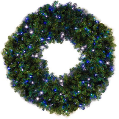 Dynamic Greenery RGB Wreath 72 in