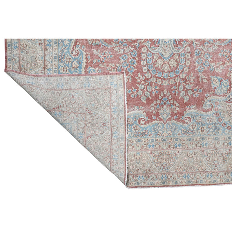 Hand Knotted Wool Area Rug in Camel