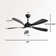 Damecia 52" 5 - Blade Smart Standard Ceiling Fan with Remote Control and LED Light