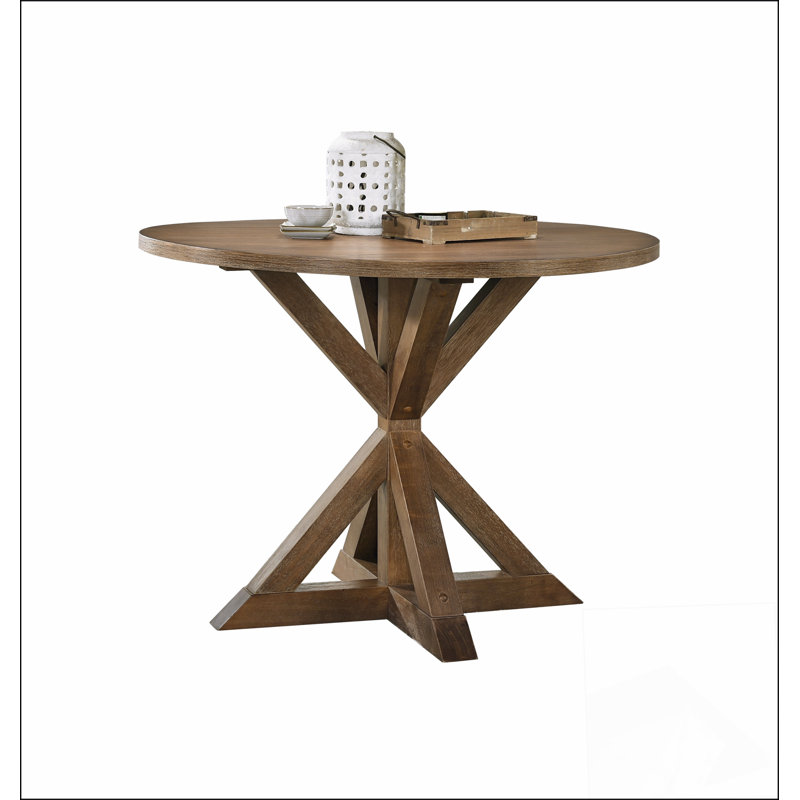 Table de salle à manger Windvale, Brun, H 36 po x L 47,2 po x l 47,2 po