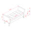 Banc de lit 51,5 po avec velours de rangement-1991088986-1991088967