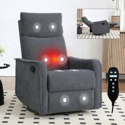 Fauteuils inclinables manuels en chenille avec massage thermique