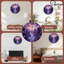 Horloge murale mauve