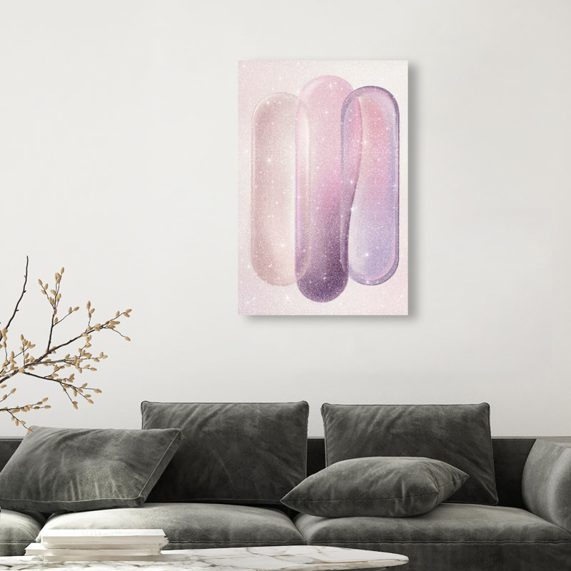 Berry Layers Print by Oliver Gal, 36"H x 24"W, Gallery Wrapped