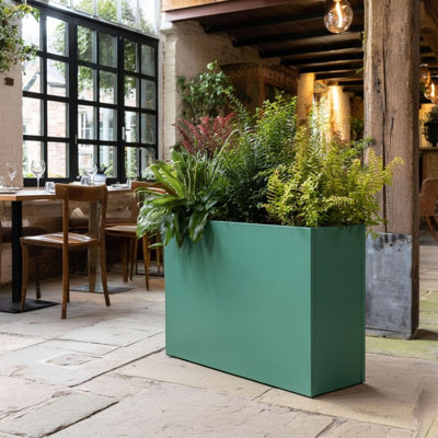 Galvanised Trough Planter - 90cm X 82cm