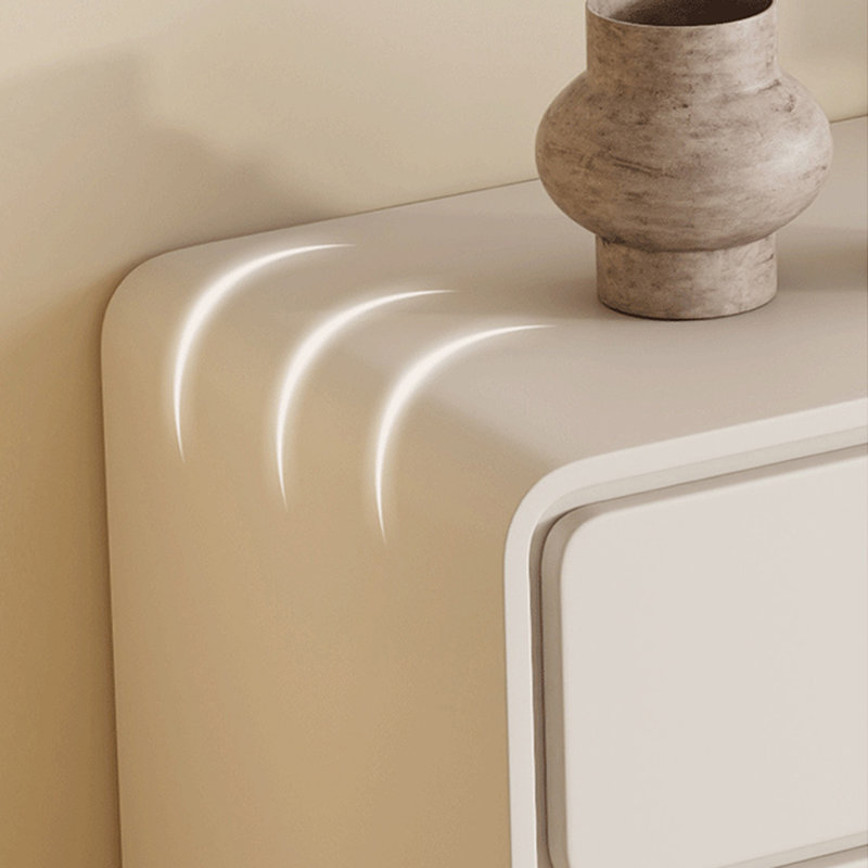 Simple White Solid Wood Large Capacity Sideboards