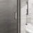 34"x72" Tempered Glass Shower Pivot Door, , Semi-, Magnetic Closure, 180° Swivel Water- Finish 34"x72", 1/4" Glass, 90° Door Stopper,-117993762