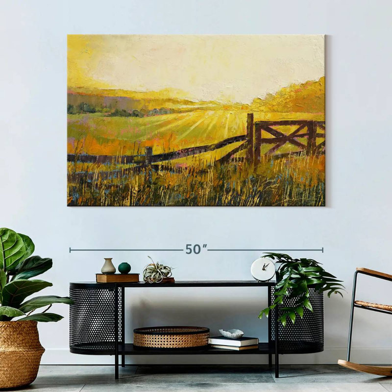 Alvord Country Meadow, 34" H x 51" W