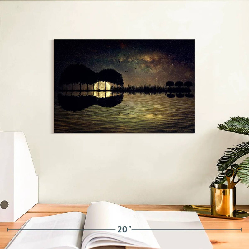 Abarca Guitar Island Moonlight, 8" H x 12" W