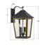 Éclairage extérieur Michalena noir mat + or texturé-40783595
