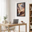 «Horseback Rider in Swirling Sand Canyon», art mural-262944999