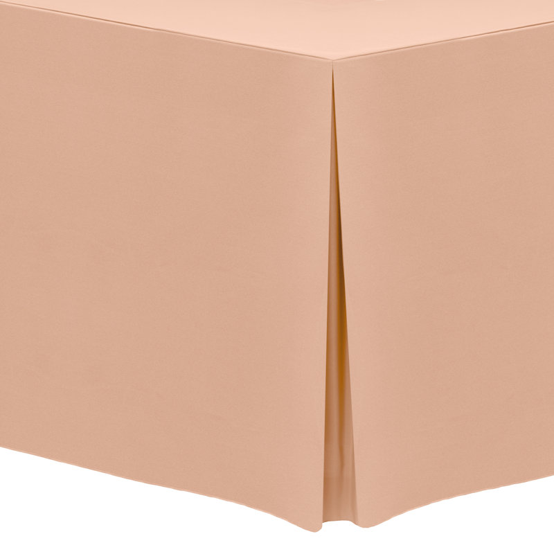 Solid Color Tablecloth, 18" x 48", 10, Peach