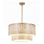 22" 5-Light Tiered Capiz Shell Drum Chandelier-1399295518-1545769804-1545769805