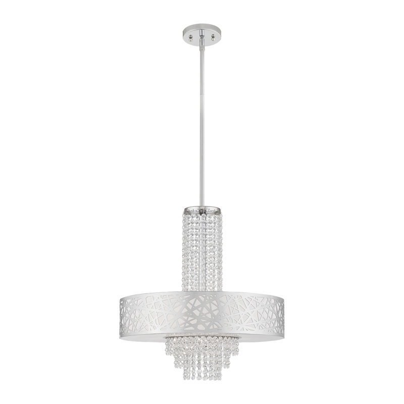 5 - Light Dimmable Drum Chandelier