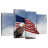 Brampt Perched Eagle American Flag-108857725